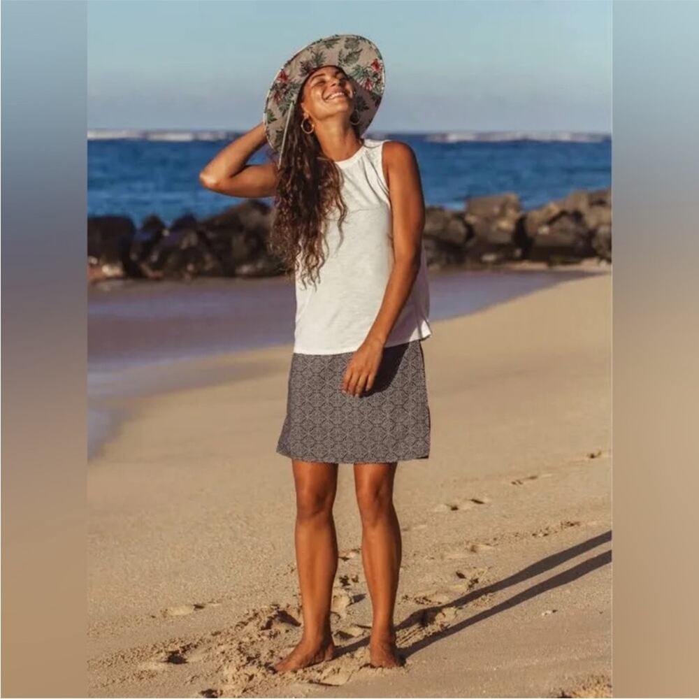 Ripskirt Hawaii Wrap Skirt Length 2 In Black Pearl Batik Size XS